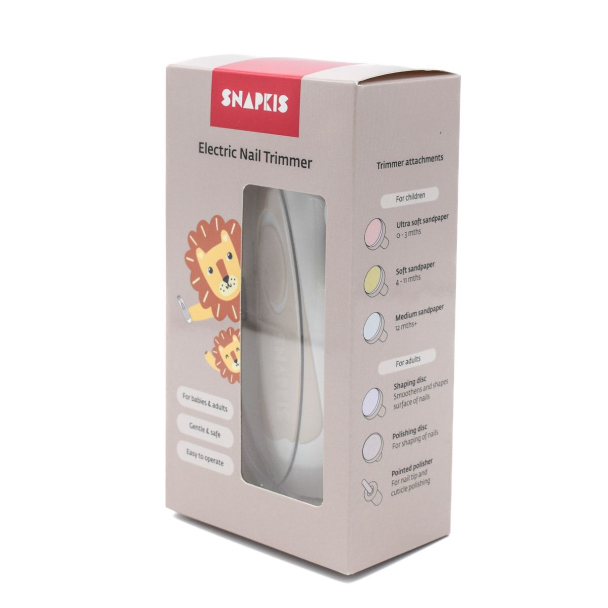 Snapkis Baby Electric Nail Trimmer | Mothercare SG